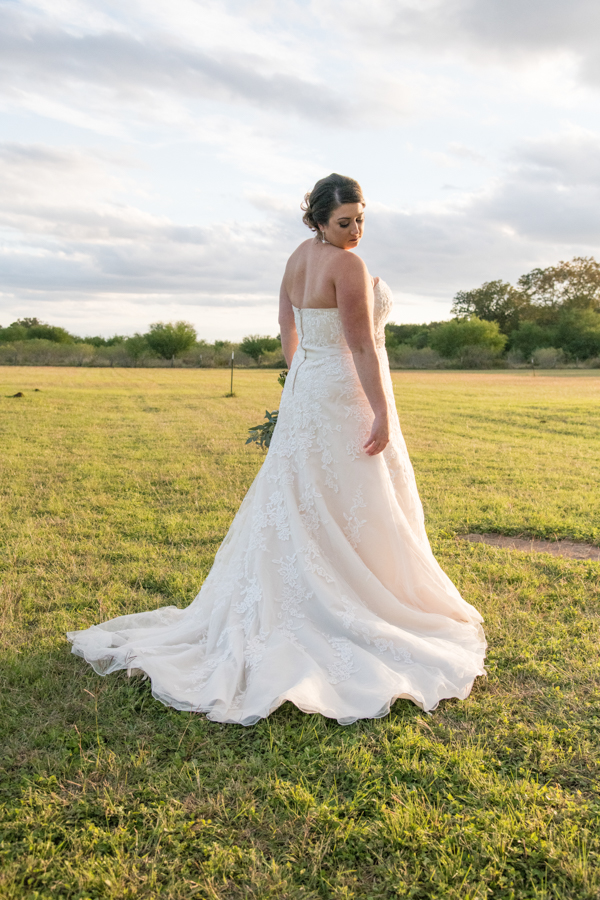 bride wedding photo, sunset bridal portrait, Redbud Hall , Texas Old Town, Texas Hill Country Photographer, Texas Hill Country wedding photographer