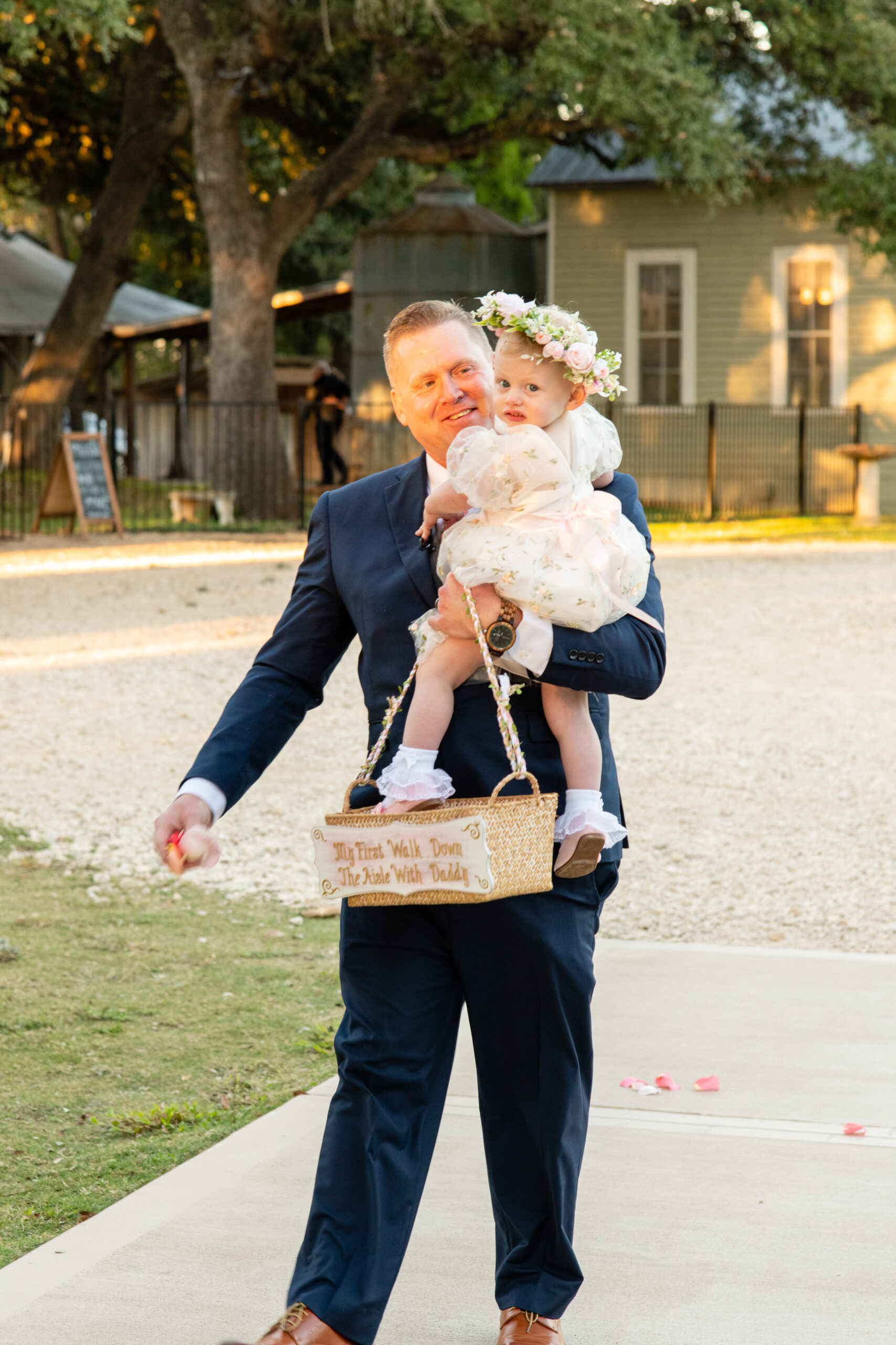 groom and flower girl wedding photo,Harper Hill Ranch, Texas Hill Country Photographer, Texas Hill Country wedding photographer